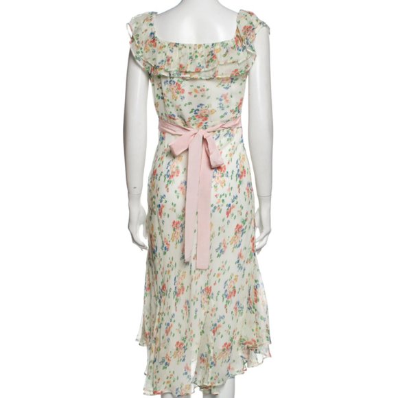 LoveShackFancy Faith Midi Dress in Floral Confetti - Picture 7 of 16